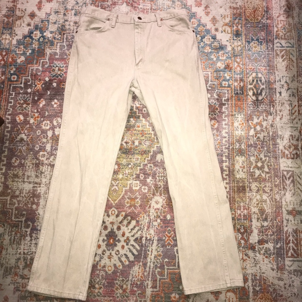 Wrangler Khaki Jeans Size Men’s 36/32